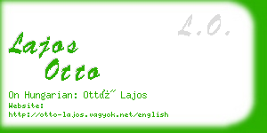 lajos otto business card